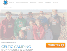 Tablet Screenshot of celtic-camping.co.uk
